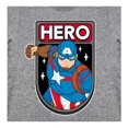 thumbnail image 2 of Playera Para Niño Marvel Avengers Cuello Redondo Manga Corta Talla 6 Gris Jaspe, 2 of 2