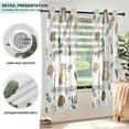 thumbnail image 3 of Yayeee Window Curtains Set of 2 for Living Room Light Filtering 63"x42", Mushroom Bear Flower, 3 of 7