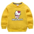 thumbnail image 5 of Hello Kitty-Camiseta informal de algodón con cuello redondo para niños y niñas, jersey de dibujos animados de Anime, suéter, ropa para bebés, 5 of 5