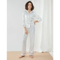 thumbnail image 2 of Towel City Womens Satin Long Pajamas, 2 of 4