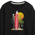 thumbnail image 3 of The Nightmare Before Christmas - Jack Sunset Beach - Toddler And Youth Long Sleeve Graphic T-Shirt, 3 of 5