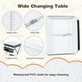 thumbnail image 6 of Infans Baby Infant Changing Table Folding Diaper Station Nursery w/ Storage, 6 of 6