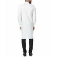 thumbnail image 2 of Mens Designer Wear Indian Linen Bollywood Achkan Pathani Style Kurta Pyjama Set, 2 of 5