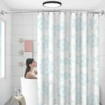 thumbnail image 4 of Curved Shower Curtain Rod, Round 42-73 Inches Shower Rods for Bathroom Adjustable, Rounded Bowed Stainless Steel Shower Rods Customized for Bathtub, Stall, Chrome, Need to Drill, 4 of 7