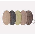 thumbnail image 3 of Hand Woven Round Area Rugs Living Room Bedroom Study Computer Chair Cushion Base Mat Round Carpet Lifts Basket Swivel Chair Pad Coffee Table Rug(2' Round, Light Camel), 3 of 4