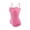Pink, variant on Women's Tummy Control Bodysuit Waist Cincher Shapewear, Chest Lifting Body Shaper, Adjustable Strap Slimming Tank Top, Crotch Buckle Underwear, Seamless Base Layer