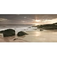 thumbnail image 2 of Frank, Assaf 18x11 Black Ornate Wood Framed with Double Matting Museum Art Print Titled - Midnight Sunset, 2 of 4