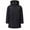 Black, variant on IROINNID Men's Hoodie Parka Long Sleeve Solid Color Loose Down Jacket Outdoor Overall With Large Pocket LONG Down Jacket Outwear & Jackets