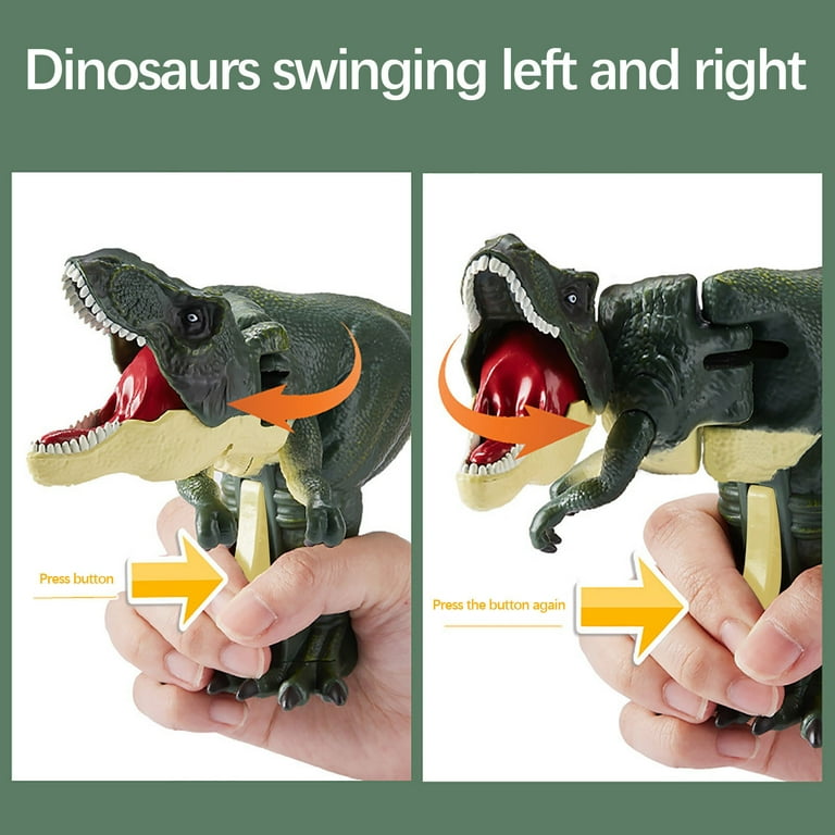 RKZDSR Realistic T-rex RC Robot Dinosaur Toy with Vibrating