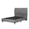 thumbnail image 3 of Box Base Cama Individual + Cabecera Kiri Gris Oscuro, 3 of 10