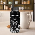 thumbnail image 6 of 32oz Goth Water Bottle - Double Wall Vacuum Insulated Stainless Steel Tumbler with Leakproof Flip Straw & Handle, Gothic Aesthetic Travel Mug for Hot/Cold Drinks - Gift for Goth Lovers, 6 of 6