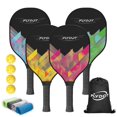 thumbnail image 1 of Juego de palas de pickleball Flydot, 4 palas y 4 pelotas, bolsa de toallas, 1 of 6