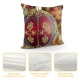 thumbnail image 4 of SHANXI Pillowcases Multicolor Christmas Balls Decorative Throw for Home Sofa Bedding (Christmas Balls) 12x12in, 4 of 5