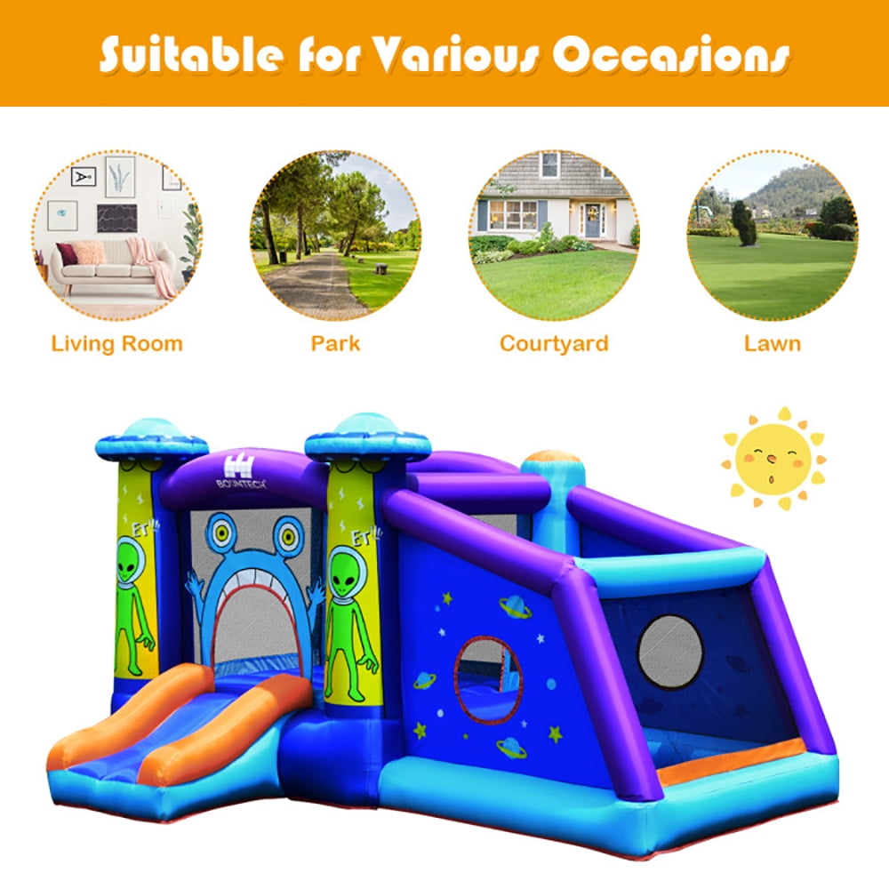 Aimee Lii Castle Jumping Bouncer with Water Slide and 550W Blower, Kids Bounce House Aimee Lii Castle Jumping Bouncer with Water Slide and 550W Blower, Kids Bounce House