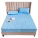 thumbnail image 1 of Protector De Colchón Vimi Matrimonial Lavable 100% Impermeable azul, 1 of 4