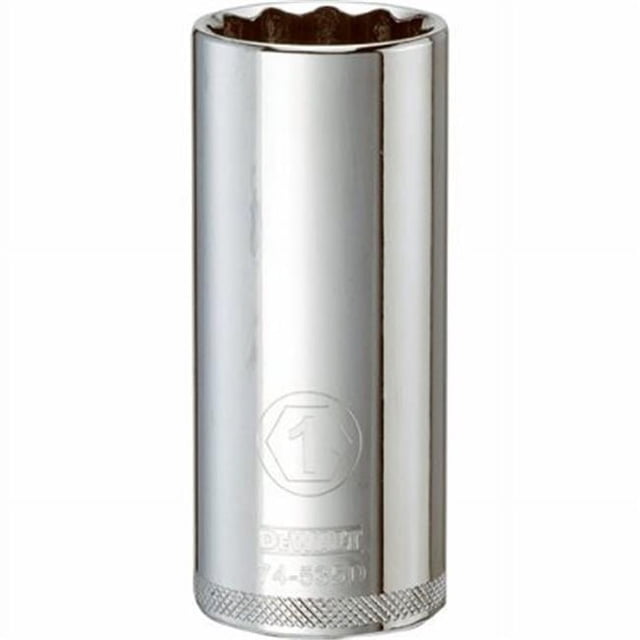 Stanley Consumer Tools 227942 0.5 x 1 in. Drive 12 Point Deep Socket