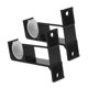 thumbnail image 5 of unbranded 2Ud Soportes Laterales Para Barra De En Aluminio Negro Para, 5 of 8