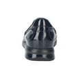 thumbnail image 6 of Ros Hommerson Dannon Women's Loafer Slip-on Shoes In Navy Crinkle Patent, 6 of 7
