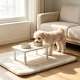 thumbnail image 2 of 3-Level Height-Adjustable Pet Feeder Stand, Elevated Feeding Station for Cats and Small to Medium Dogs, 2 of 6