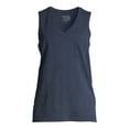thumbnail image 4 of Time and Tru Women's V-Neck Pocket Tank Top, 4 of 6