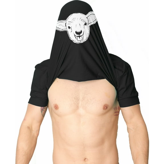 Mens Ask Me About My Sheep Funny Farm Animal Livestock Flip Up T shirt Graphic Tees