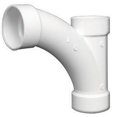 thumbnail image 1 of Raccord de Tuyau en PVC, Combinaison Tee Wye, PVC 4-en. -PVC 00501 1200HA, 1 of 4