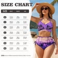 thumbnail image 5 of XYZCANDO Couple Matching Beach Outfit Hawaiian Swimwear Coconut Tree Sunset Men Board Shorts Two Piece Women Tummy Control Bikini His and Hers Set for Summer Vacation Beach Resort Wear Cruise Outfits, 5 of 6