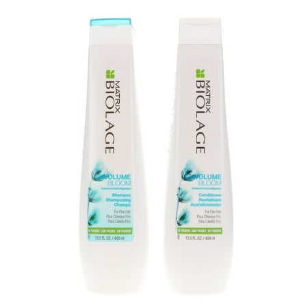 Matrix Biolage VolumeBloom Shampoo 13.5 oz & Biolage VolumeBloom Conditioner 13.5 oz Combo Pack