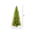 thumbnail image 2 of Vickerman 7.5' Balsam Spruce Slim Artificial Christmas Tree, Clear Dura-lit Lights - Faux Christmas Tree - Seasonal Indoor Home Decor, 2 of 2