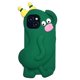 thumbnail image 1 of For iPhone 15 Silicone Case Cute Cucumber Sprite Design Shockproof Phone Back Cover, 1 of 5