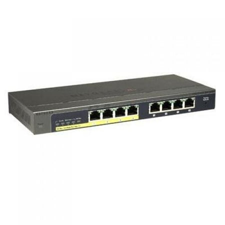 Netgear GS108PE ProSafe Plus 8-port Gigabit Ethernet Switch with 4-port PoE