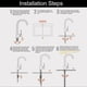 thumbnail image 4 of Universal hot and cold water faucet, 360 degree rotation, pressurized kitchen sink faucet, 4 of 4