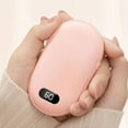 thumbnail image 2 of Chauffe-mains 2-en-1 Rechargeable, Chauffe-Mains Électrique Portable, Chauffe-Mains de Poche Réutilisable, Golf, Chasse, Camping, Cadeaux d'Extérieur pour Hommes, Femmes, 2 of 8