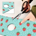thumbnail image 6 of Yayeee Faucet Mat for Kitchen Sink 14.7" Diatomite Long Splash Guard Pad, Strawberry Pattern, 2 Pack, 6 of 7