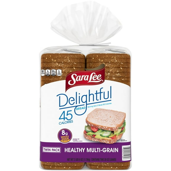 Sara Lee Delightful Multigrain Bread, 45 Calories 20 oz., 2 pk.