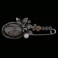 thumbnail image 4 of Broche para mujer y , joyería de moda, bufanda, alfiler de seguridad, broche, alfileres para suéter Fernando Broche de piedra de ojo de gato, 4 of 8