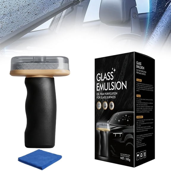 Handheld Glass Oil-Film Remover 1-Pack for Car Windows（1个PCS）