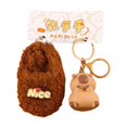 thumbnail image 3 of Capybara Keychain Keyring Cartoon Capybara Animales de peluche Capicinio Capybara, para niñas, niños, mujeres de cumpleaños para adultos regalo Estilo B, 3 of 8