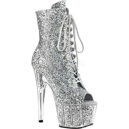 

Women s Pleaser Adore 1021G Open Toe Bootie
