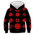 thumbnail image 1 of Suéteres de calle para niños y niñas de 3 a 14 años, sudadera con capucha Akatsuki Cloud, suéter unisex, ropa de calle para otoño e invierno, 1 of 1