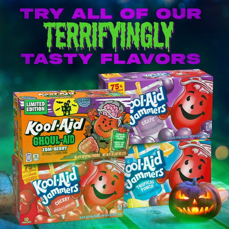 Kool-Aid Ghoul-Aid Brew Berry Artificially Flavored Drink Case
