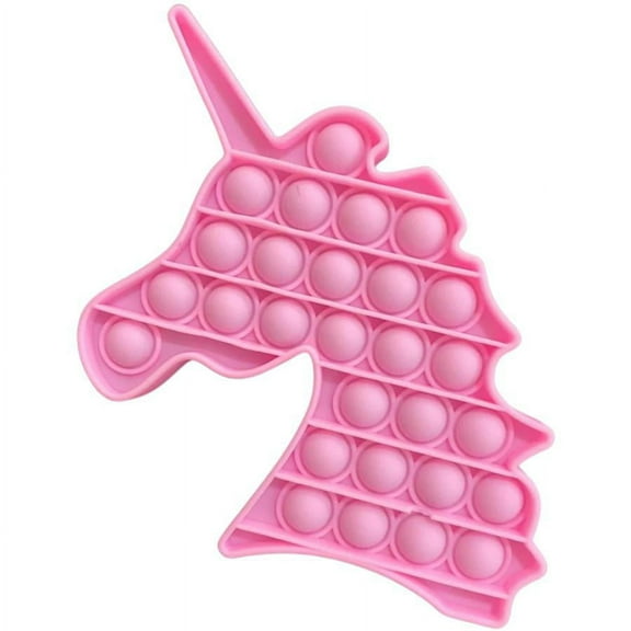 Pink Unicorn Push Pop Bubble Fidget Toy [Toys, Ages 3 ]