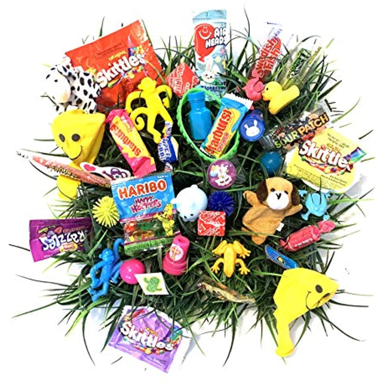 Pre-filled CANDY and SURPRISE Toy Easter Eggs Plastic hinge 48ct