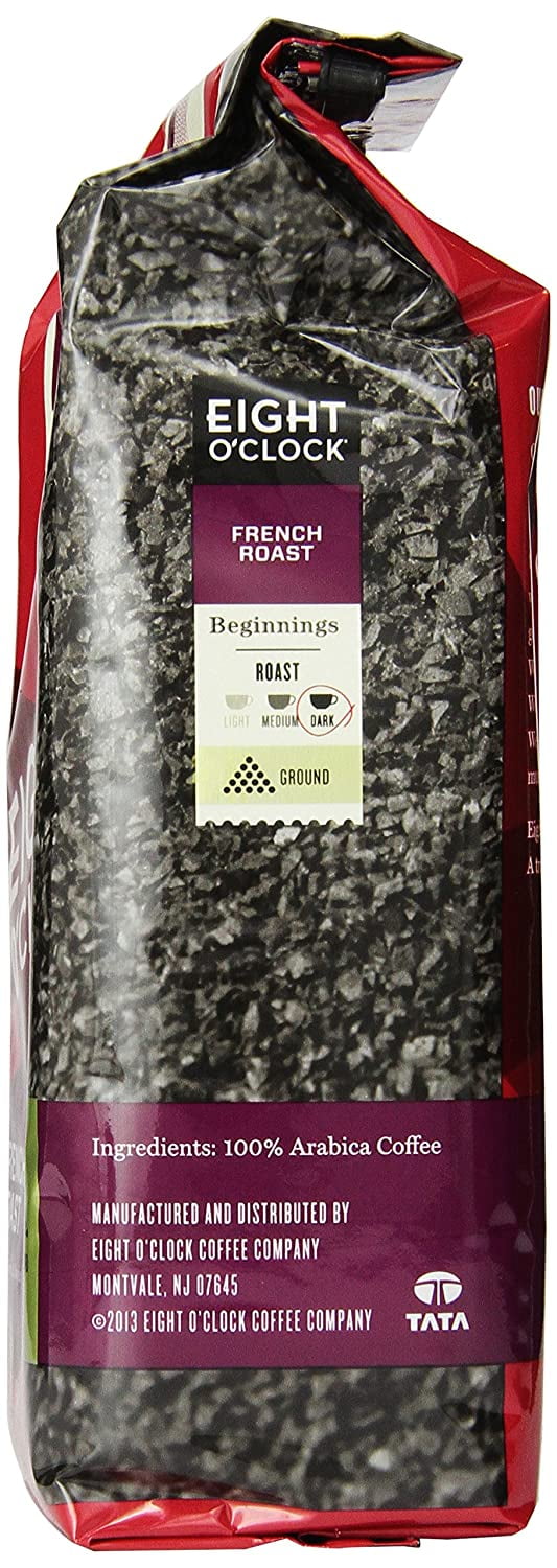 Eight OClock Ground Coffee, French Roast, 12 Ounce (Pack of 6)