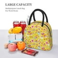 thumbnail image 5 of Rateoe Love Heart1 Pattern Lunch Bag Women, Lunch Box, Lunch Bag, Small Leakproof Lunch Tote Large Capacity Reusable Insulated Cooler Lunch Container, 5 of 6