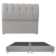 thumbnail image 1 of Box Base Cama King Size + Cabecera Nube Gris Dicasa  Quantum, 1 of 8