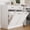 White-Double cabinet, variant on Laundry Hamper Cabinet Tilt Out 20 Gal with Drawer, Natural Wood Fluted for Bathroom