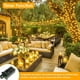 thumbnail image 4 of Cadena de luces BHCLIGHT, 10 m, 100 LED, impermeable, 8 modos, temporizador, 4 of 7