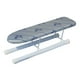 thumbnail image 1 of Tabla de planchar multiusos engrosada con patas plegables, organizador portátil pequeño plata, 1 of 8