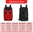 thumbnail image 3 of Mochila Para Mascotas Bolsa de transporte para gatos Mochila para perros de malla transpirable para perros pequeños Gatos (Rojo XL), 3 of 7